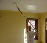 Our crew member providing interior painting services in Minneapolis, MN